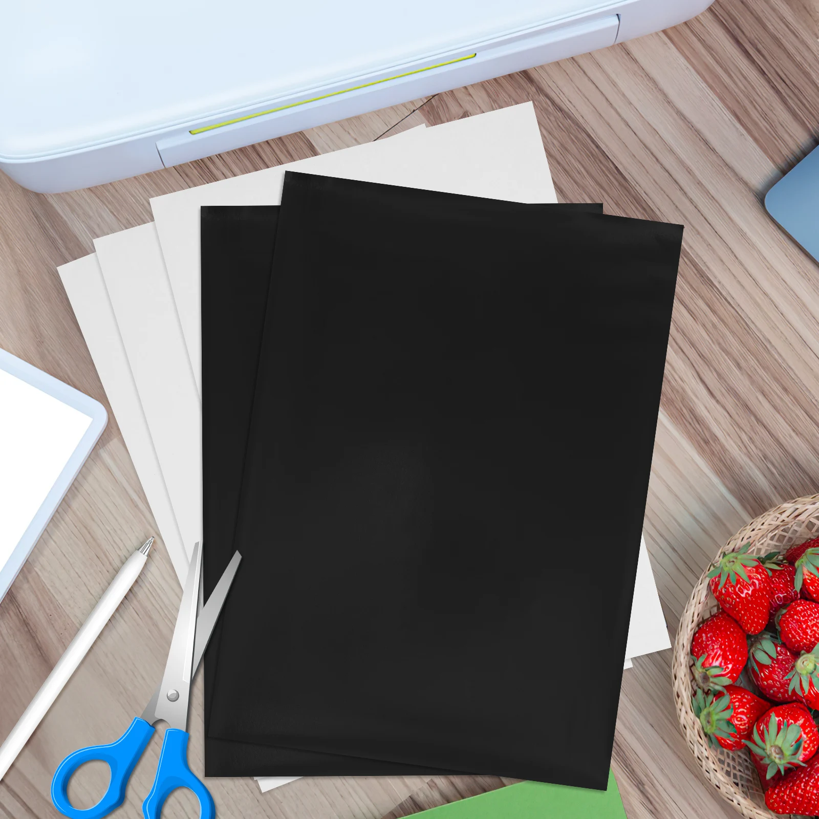 Magnetic Printer Paper 10 Sheets Photo White Label A4 Size Printable Magnetic Sheets for Labels Posters Photo Albums