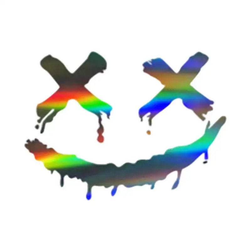 

Smiling Face Car Sticker Smile Face Motorcycle Decals Car Body Window Decals Laptop Adhesive Graphics for Vehicles Refrigerators