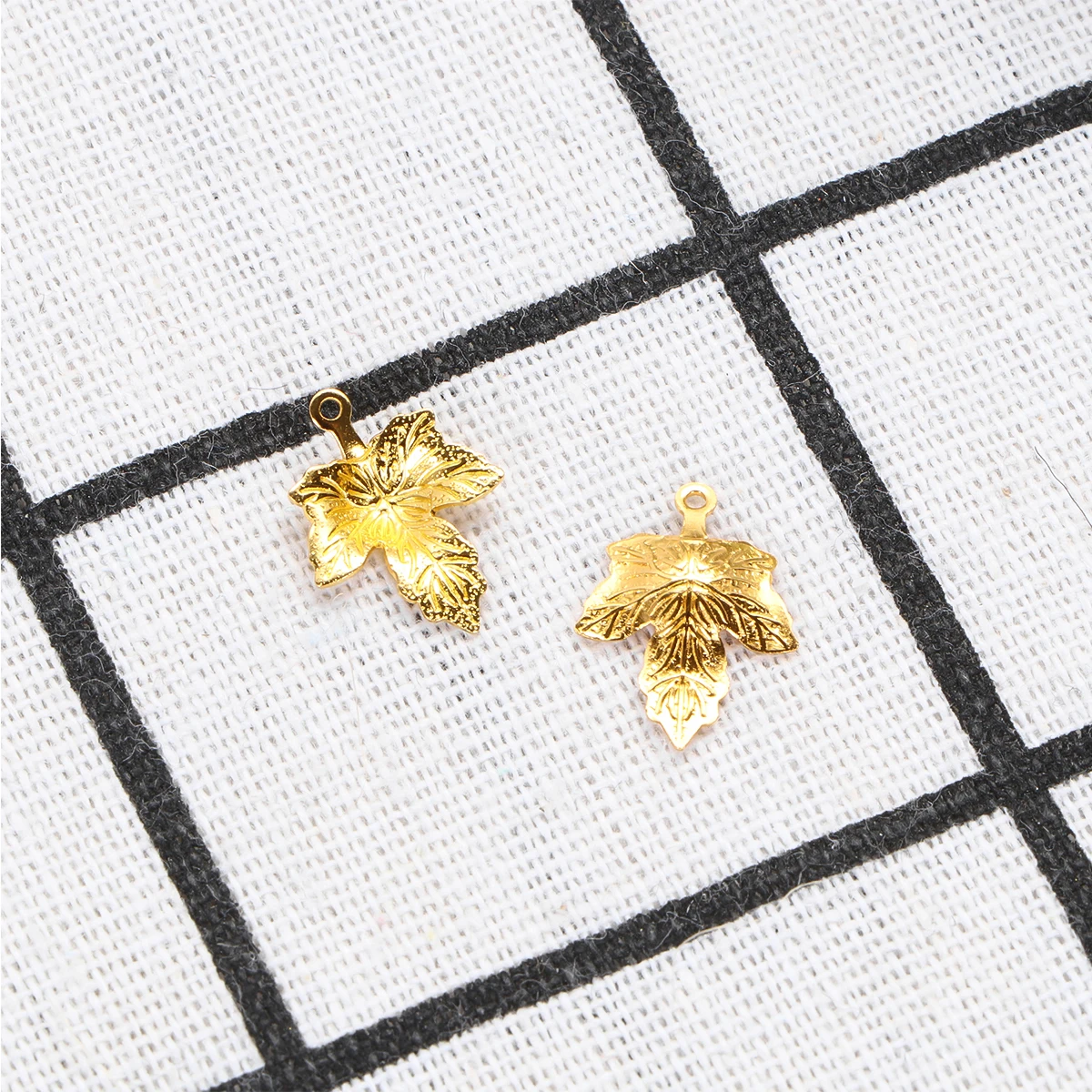

6 Pcs Shape Copper Pendant Charm for Necklace Bracelet Earrings Metal Leaf Charms Jewelry Making Metal Accessories
