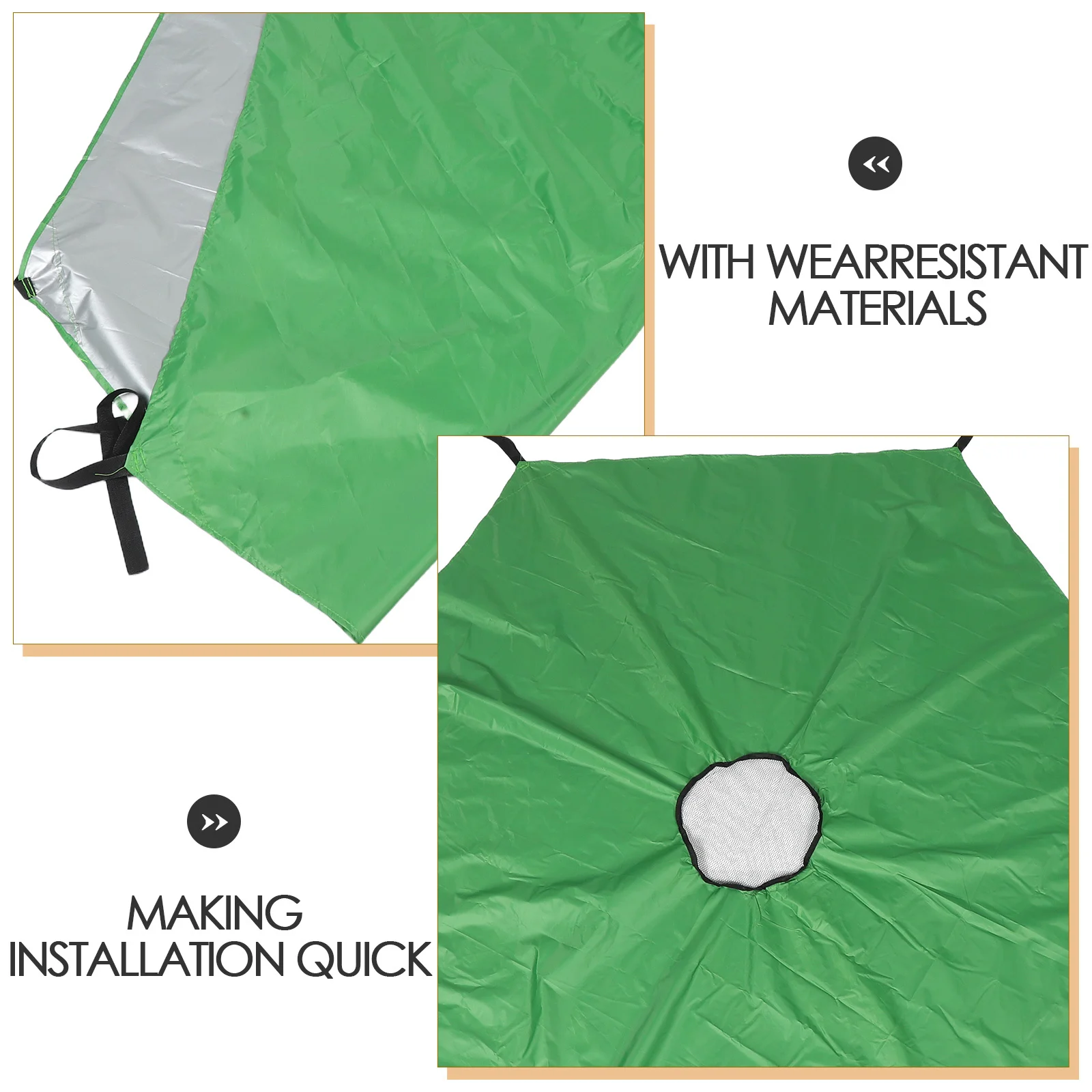 الترامبولين ظلة غطاء الأشعة فوق البنفسجية حماية مقاوم للماء المضادة للأشعة فوق البنفسجية المظلة للترامبولين في الهواء الطلق خيمة تظليل الفناء الخلفي التخييم #3