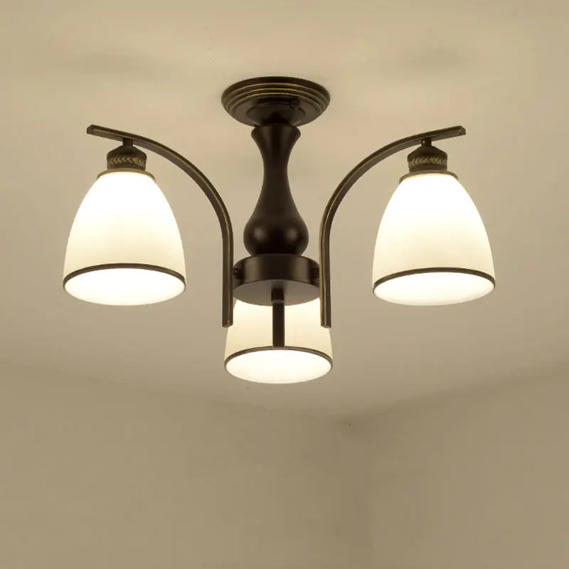 Led Sala De Estar Luz Moderna Minimalista Atmosférica Lustre Estilo Europeu Americano Quarto Sala De Jantar Luminária De Teto