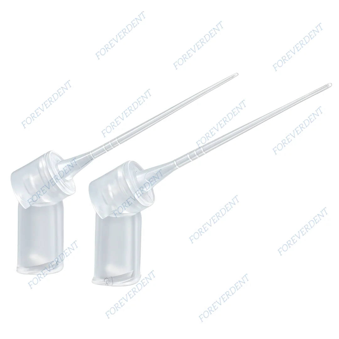 100pcs Dental 27GA Root Canal PD Irrigation Flexible Irrigator Tips IrriFlex Style Double Side Hole Opening Flushing