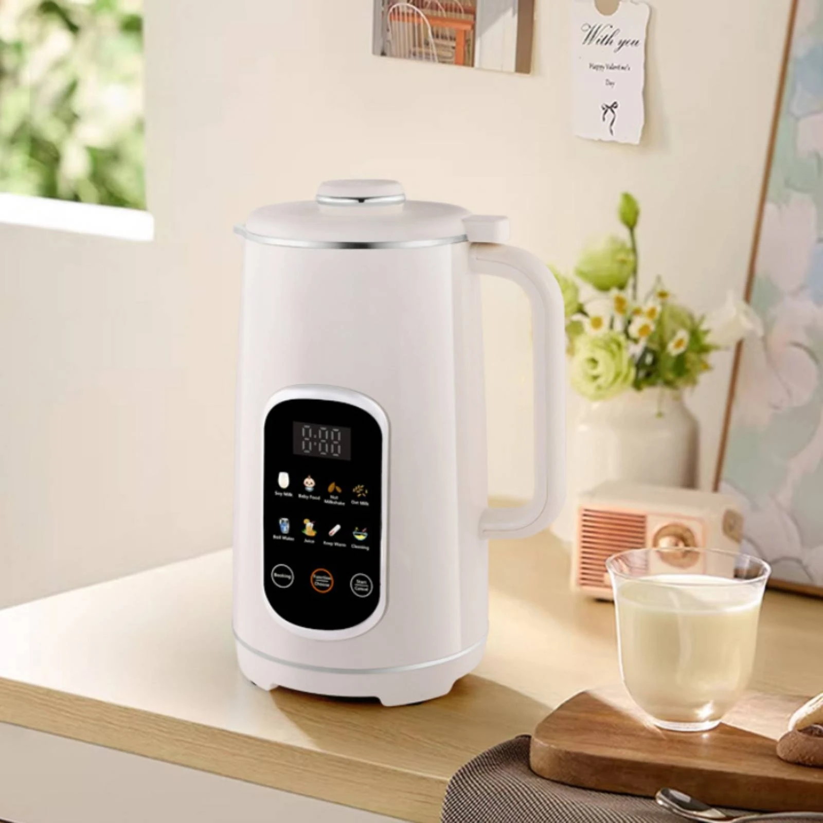 

Automatic Soy Soy Milk Appliance 8-in-1 Multifunctional Multifunction Blender Soybean Milk Machine No Filtering Blender