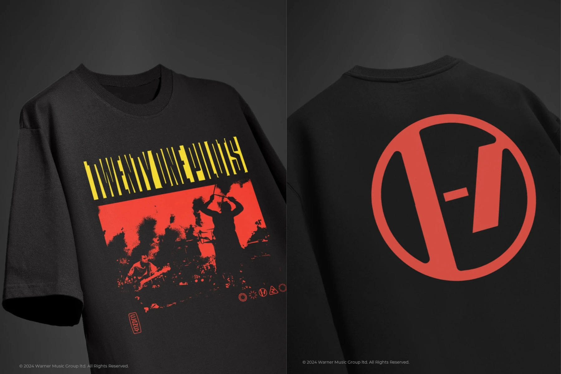 تي شيرت صيفي كاجوال، مجموعة واحدة وعشرون من الطيارين الإناث والذكور، تي شيرت هيب هوب بانك ستريت للجنسين بأكمام قصيرة #3