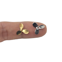 20pcs Turbo Prop Spinner three Blades Propeller For Topwater Fishing Lures JIG DIY Hard Bait Accessories Fishing Flies Hook