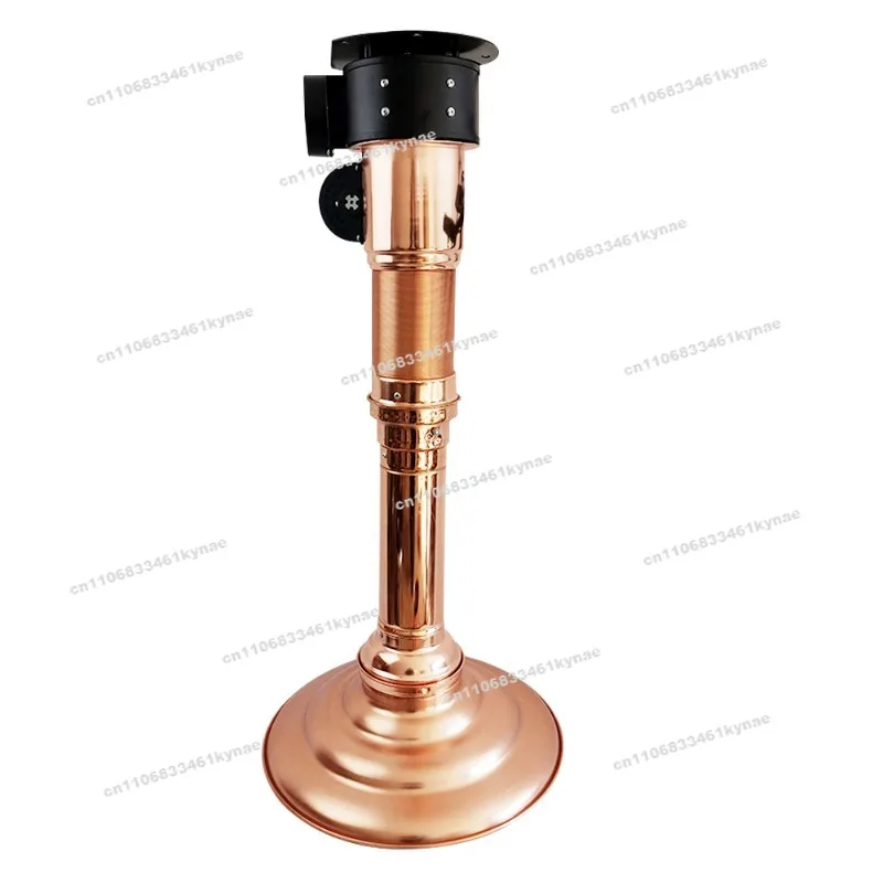 Retractable Exhaust Pipe for Barbecue with Fan Ventilation Pipe BBQ Equipment Smoking Hood Exhaust Pipe Chimney