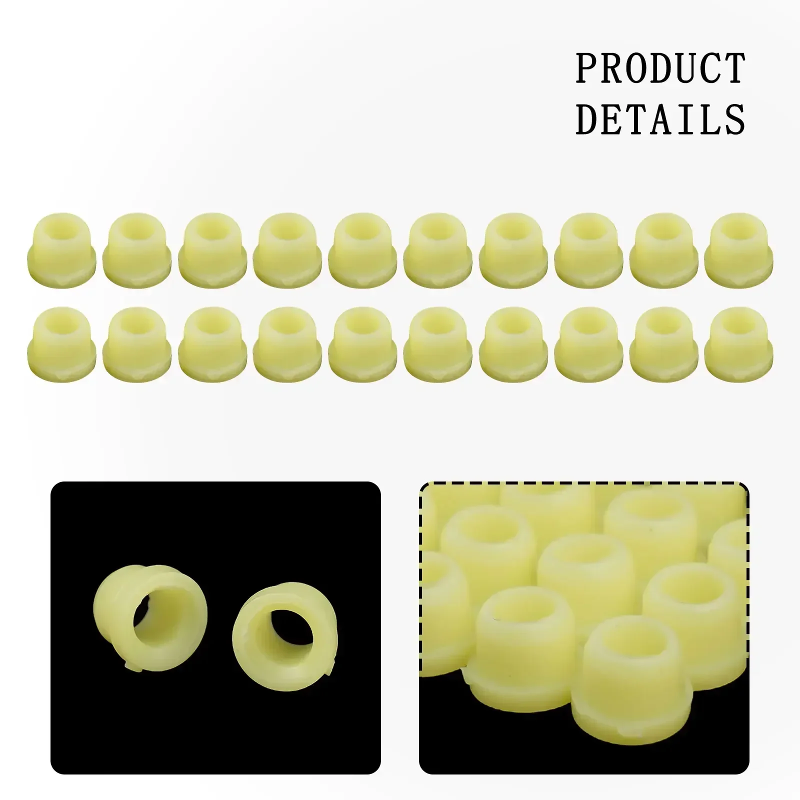 

High Quality Rubber Ring Pipe Seal Pipe Seal Ring Replacement Rubber White/yellow 20pcs For R12 R134A/for R410