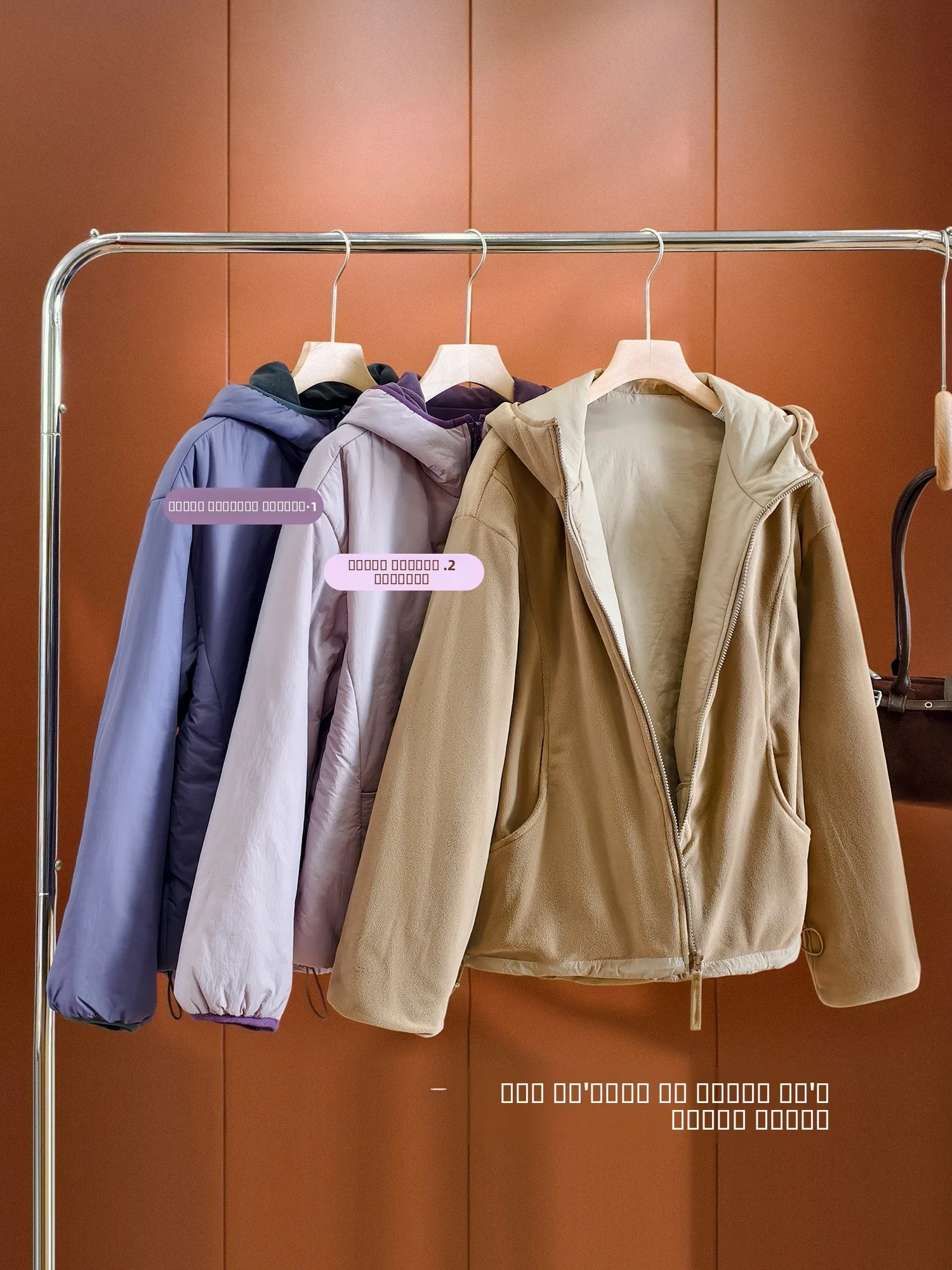 

Двусторонняя хлопковая куртка-худи с капюшоном и защитой от ветра, однотонная, с подкладкой из микрофибры, для женщин