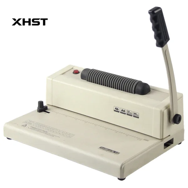 SIGO SG-S12 A4 Coil Spiral Binding Machine Professional Desktop Paper Puncher and Binder Machine for Office School Use