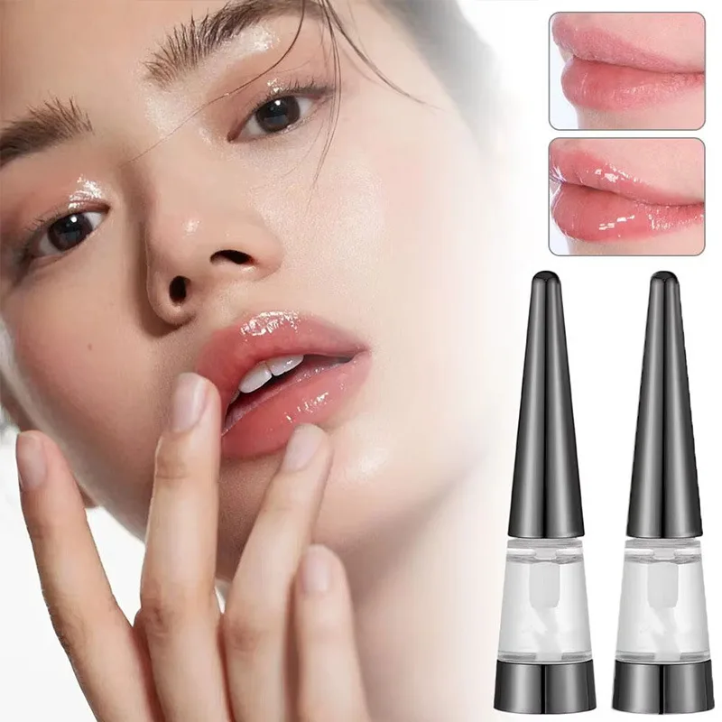 Lip Plumper Oil: Hydraterende, volumegevende, heldere, hoogglans lipgloss met microneedling-effect en langdurig vocht
