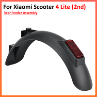 Rear Fender For Xiaomi 4 Lite 2nd Gen Electric Scooter Wheel Tire Mudguard With Rear Reflector Accessories