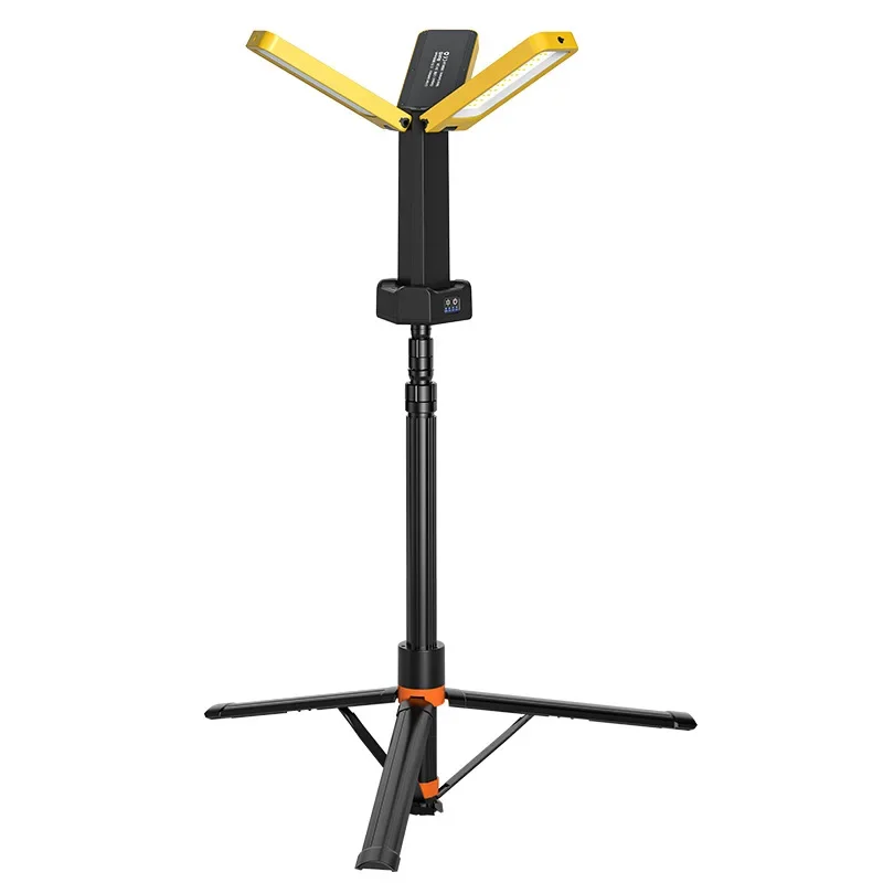 

Outdoor new camping light with magnetic repair work light multi-functional bracket folding type