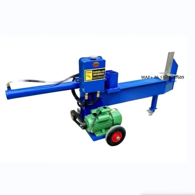 

High Quality Hydraulic Firewood Log Splitter High Power Electric Wood Chipper Manual Feeding System Condition Forestry