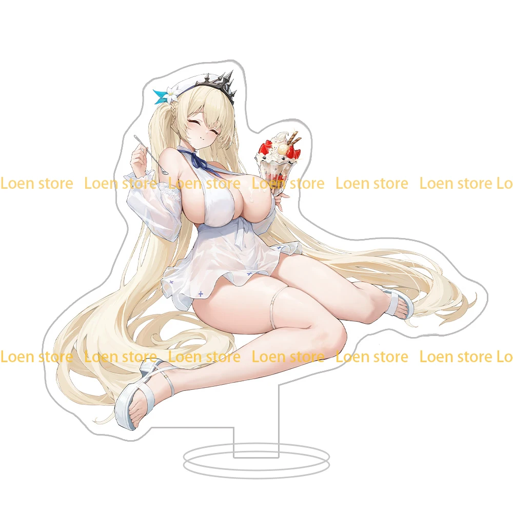 Loen Store Azur Lane Chen Hai Ägir Shinano Kearsarge Kearsarge Janus Taihō personagem do jogo suporte acrílico menino menina chaveiro fofo