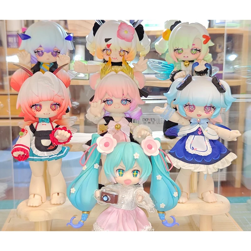 Hot Sale Studio Insect Cafe 12 Points Movable Bjd Collectable Decoration Cute Girl Heart Kawaii Birthday Christmas Gilr Gifts