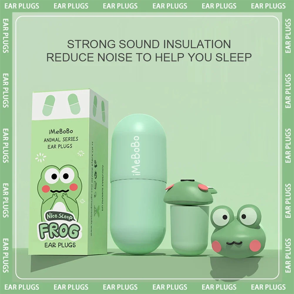 

Cartoon Earplugs Soundproof Sleeping Ear Plugs Noise Reduction Ear Plug Special Mute Soft Slow Rebound Anti Snore Ear Protector