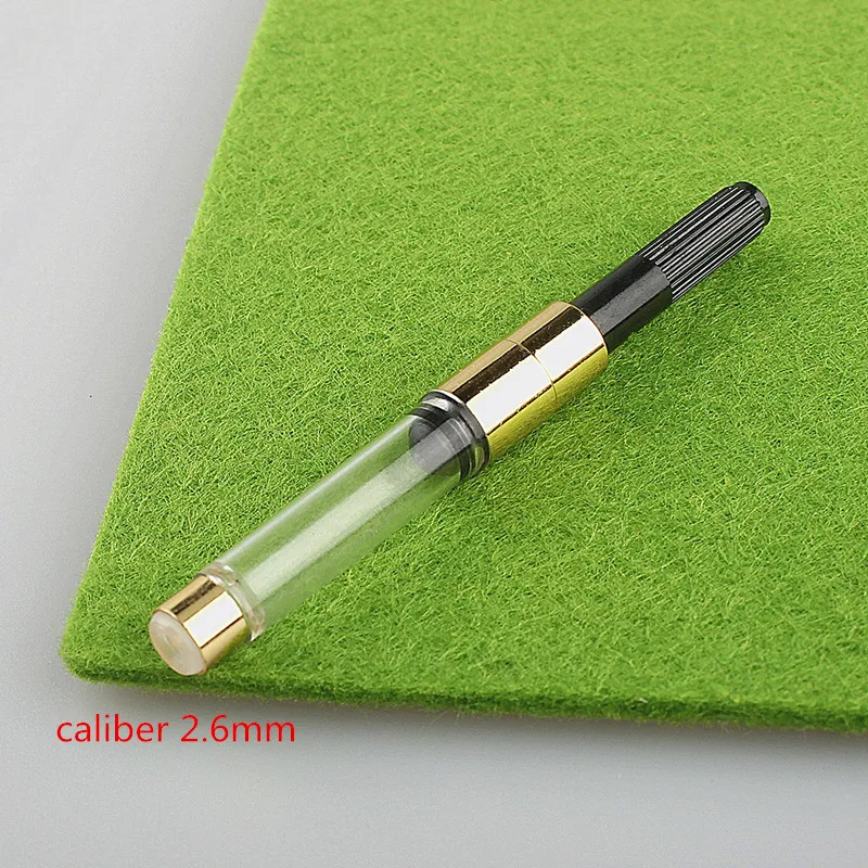 5pc FOUNTAIN PEN refill INK CONVERTER PUMP CARTRIDGES gold