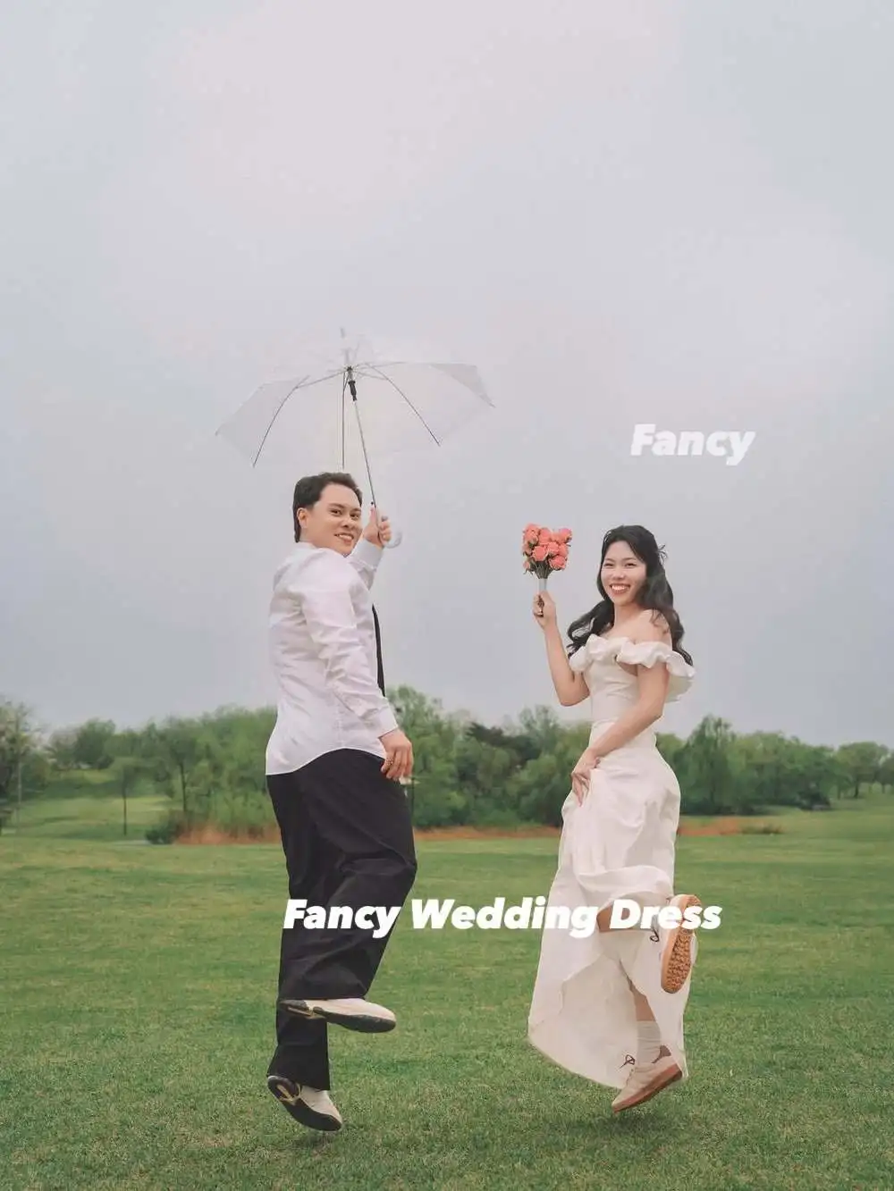 يتوهم بسيط قبالة الكتف مساء اللباس الطيات قصيرة الأكمام فستان الزفاف الطابق طول الظهر مشد مخصص