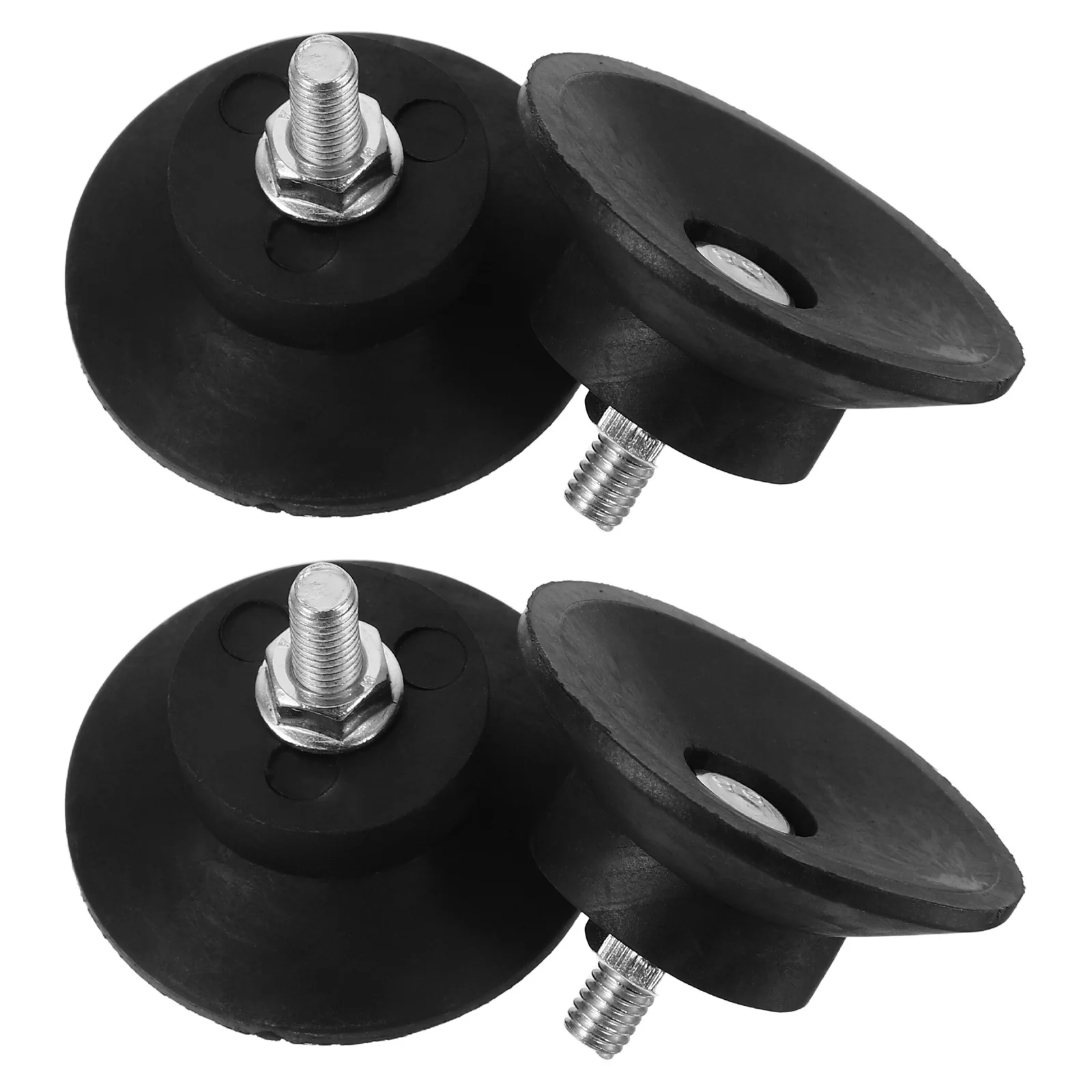 

4Pcs Threaded Rubber Feet Anti Vibration Pads Shock Absorbing Furniture Levelers for Washing Machine Compressor