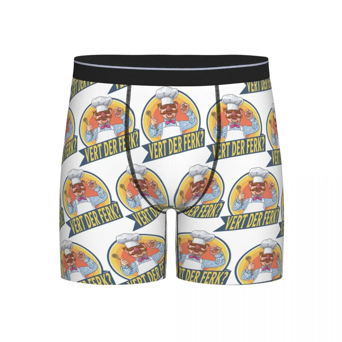 

Long Boxer Underpants Shorts VERT DER FERK Panties Men Ventilate Underwear for Homme Man Boyfriend Gift