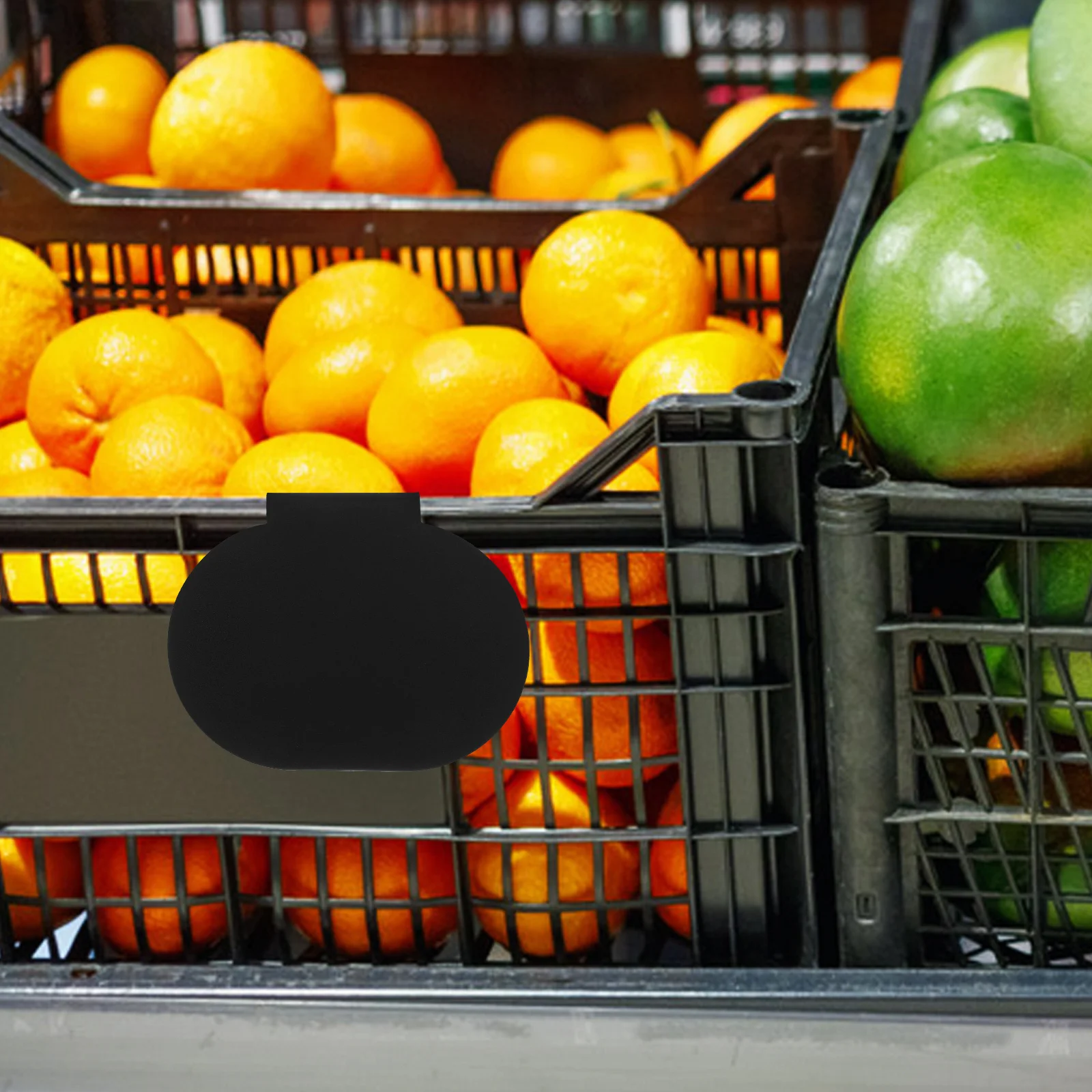 12Pcs Storage Bin Label Clips Chalkboard Style Re-Writable Basket Labels for Organizing Cubes Shelf Display Sign Holder Clamp