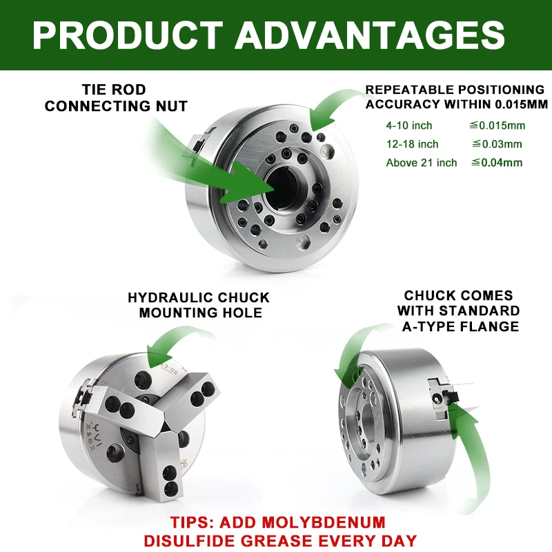 CNC تشاك 4th محور جوفاء رمح طاولة دوارة راوتر التناوب محور 3 الفك 100 مللي متر تشاك مخرطة باستخدام الحاسب الآلي #3