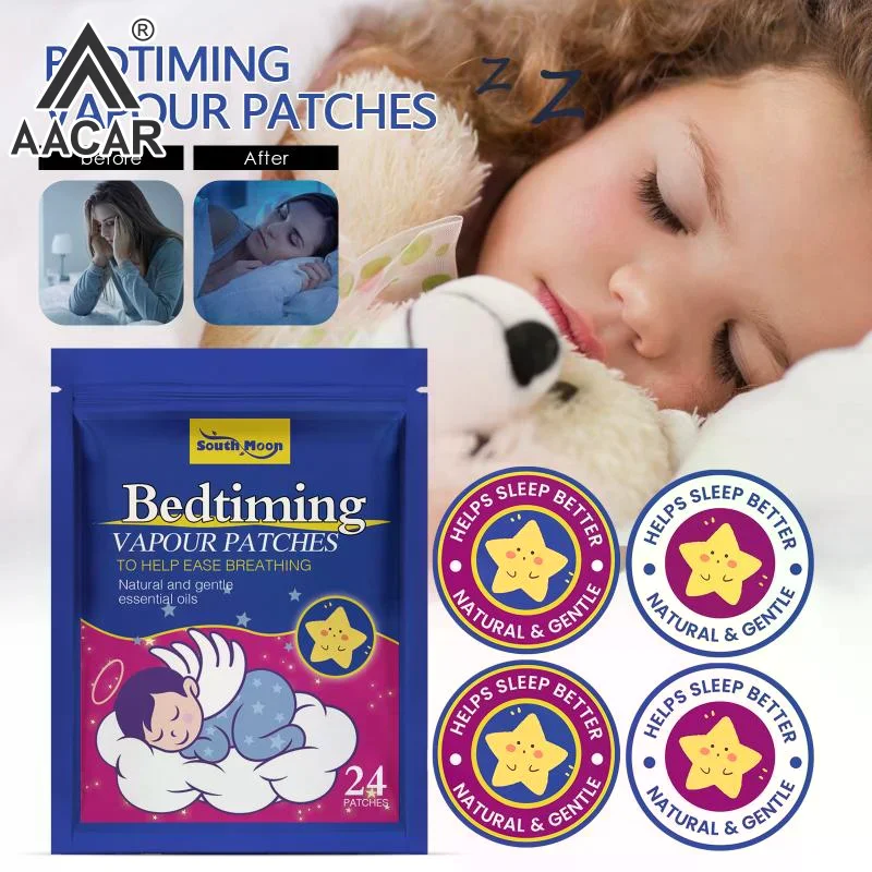 24pcs/set Sleep patches help you fall asleep quickly, relieve physical fatigue and stress, and care for insomnia