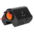 red dot with red