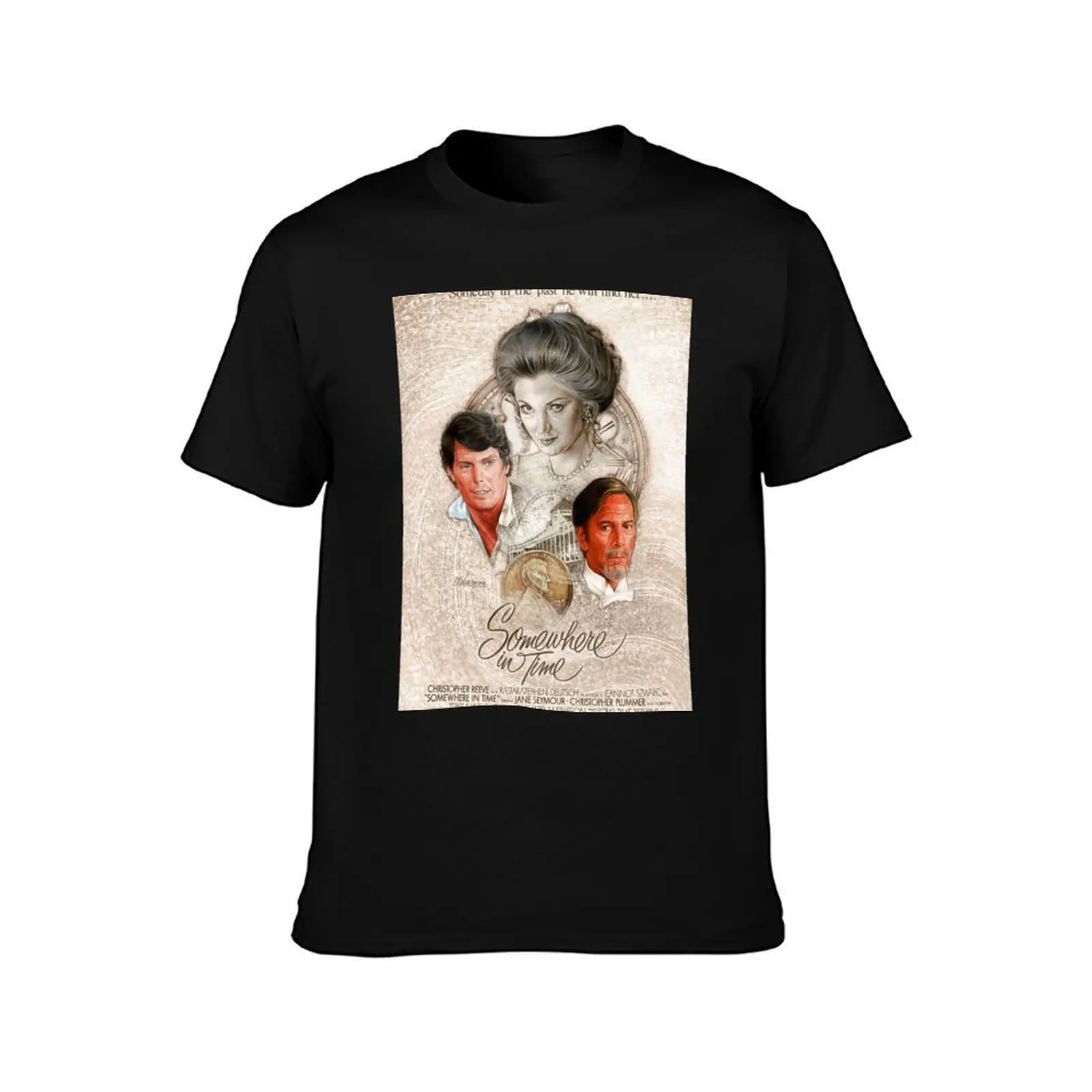 Somewhere in Time - 40th Anniversary Celebration T-Shirt Large Size Casual Tee Shirt T-Shirt