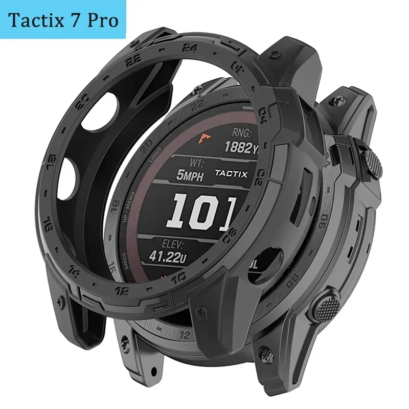 TPU Case For Garmin Fenix 7X Pro 6X 5X Tactix 7 Pro Enduro 2 Fenix 7 6 5 Soft Silicone Transparent Case For Garmin Tactix 7