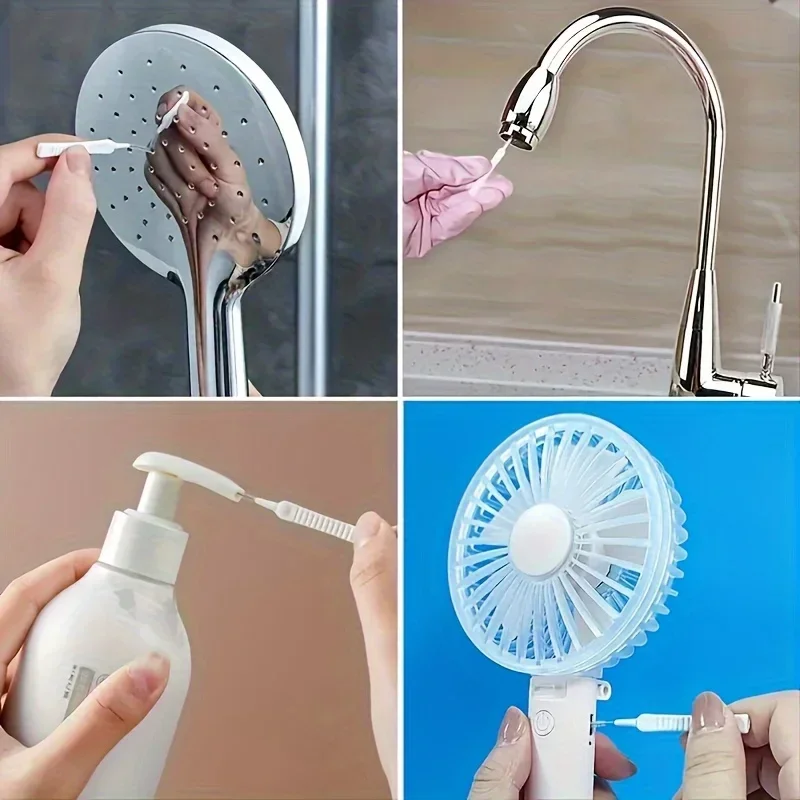 20/30/50Pcs Mini Cleaning Brush Computer Keyboard Mobile Phone Hole Port Cleaner Tool Shower Head Anti Clogging Nylon Brush C237