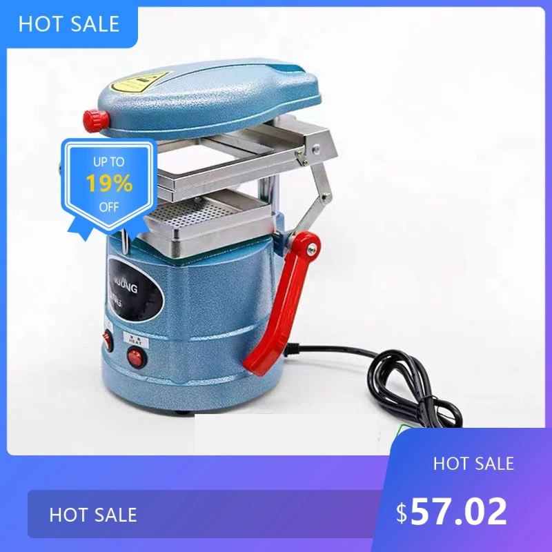 Dental Vacuum Forming Laminator, Small Oral Material Molding Machine, Dental Lab Equipment for Orthodontic Splint Making