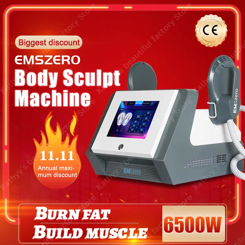 

EMSzero 6500W Machine EMS RF Body Slimming Sculpting Fat Burning Nova Weight Lose Electromagnetic Muscle