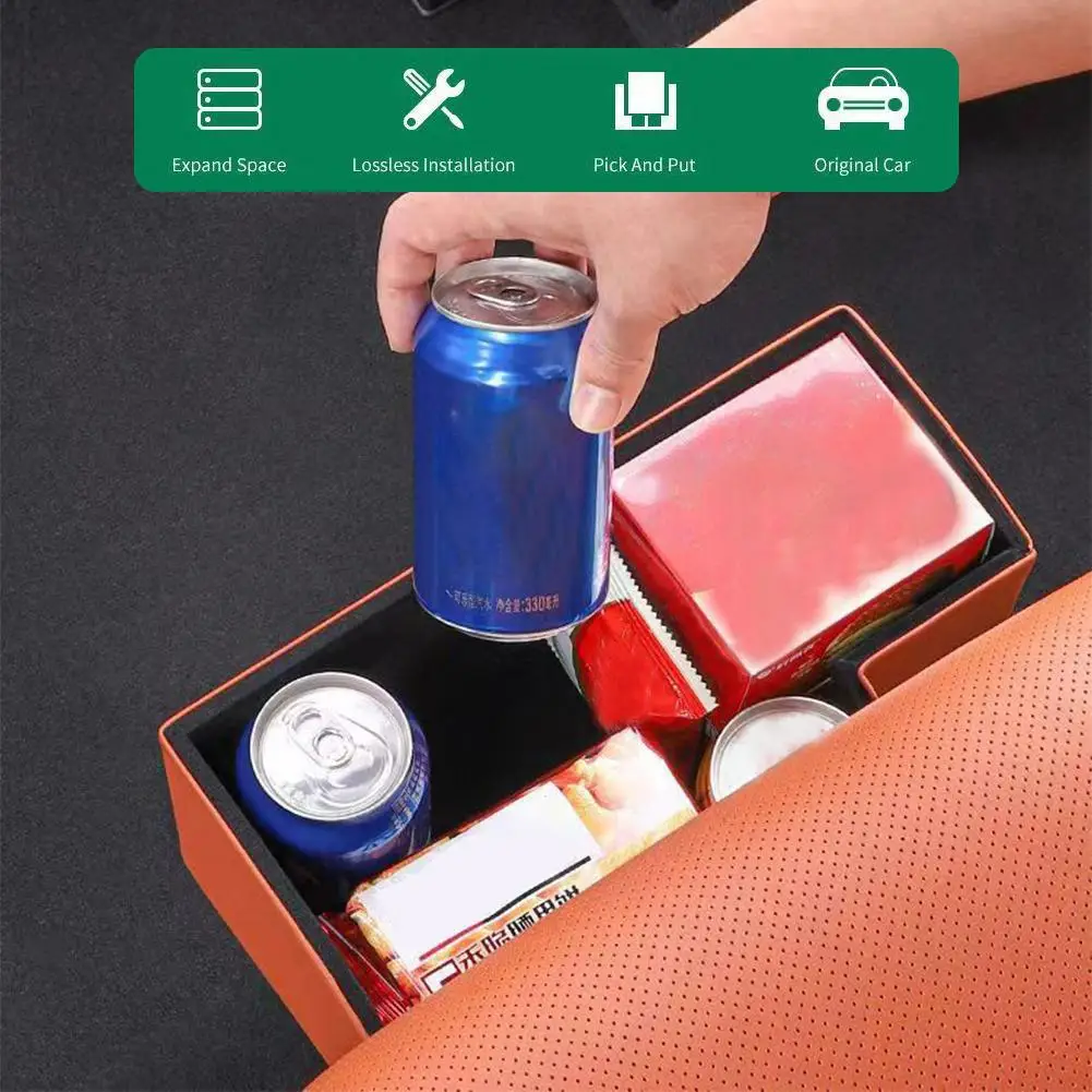 صندوق منظم تخزين مخفي لـ Li Auto L9 & L8 (2022-2024 موديلات) | ملحق سيارة متعدد الوظائف للصف الثاني تحت المقعد #6