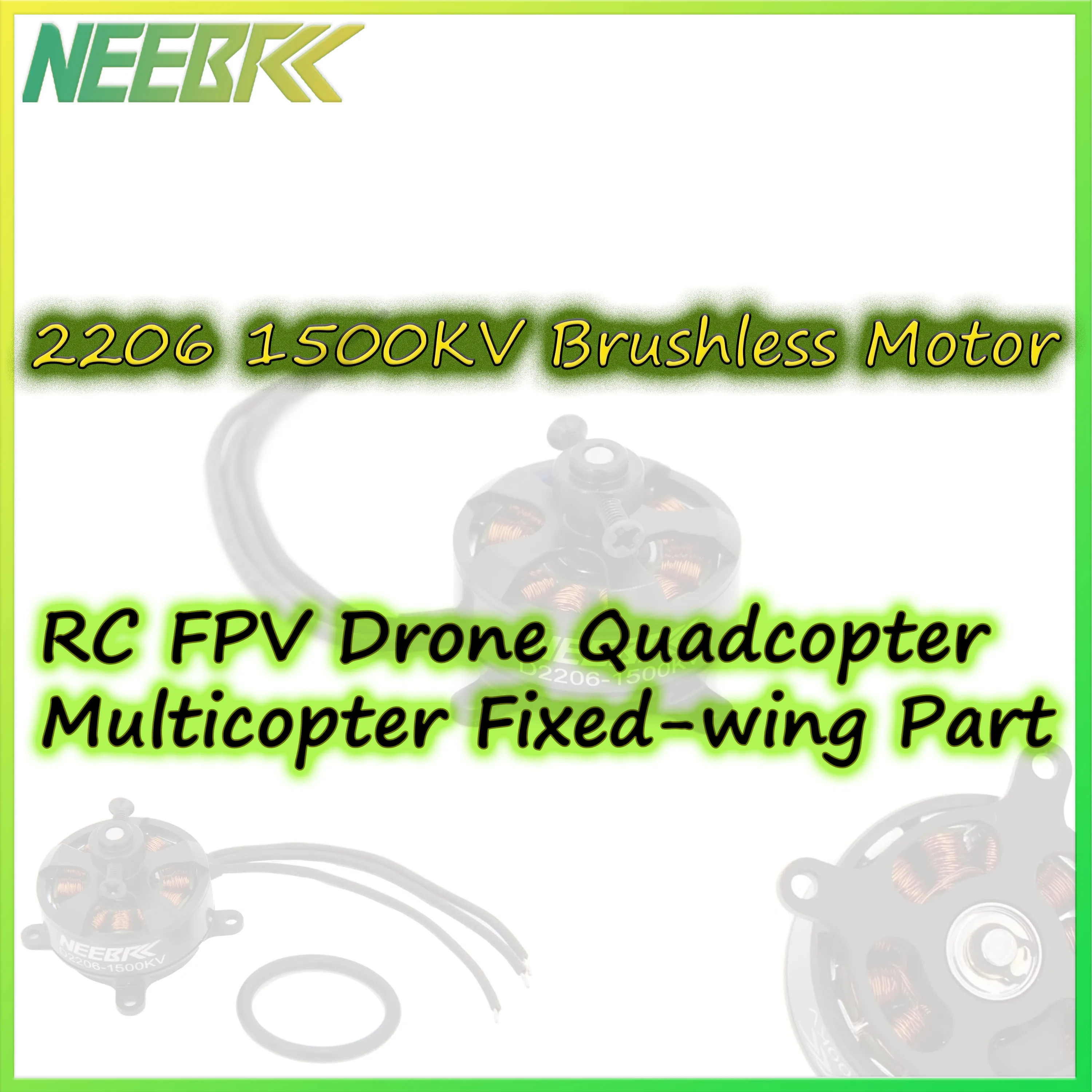1/2/4 SZT. Silnik Bezszczotkowy 2206 1500KV 2-3S do Drona RC FPV Quadcopter Multicopter Samolot Stałopłatowy Kontroler Prędkości ESC 30A
