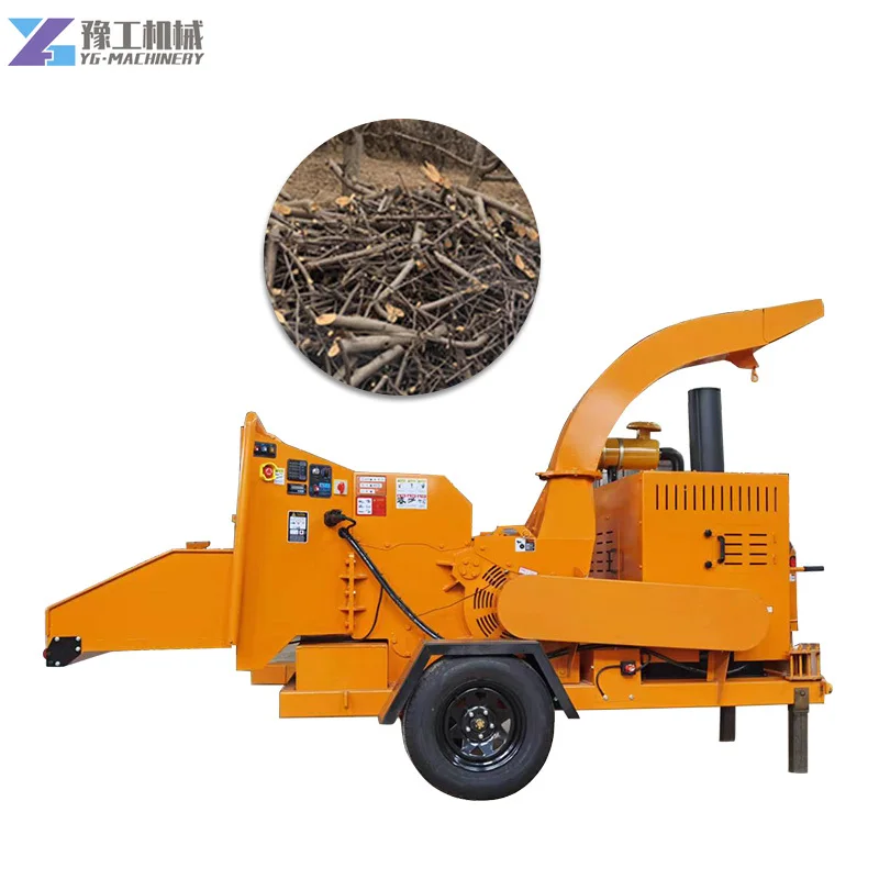 China Supplier Wood Chipper Tree Trunk Crusher Machine 4 Disc Wood Chipper Machines Portable Wood Chipper Pto Price for Mexico