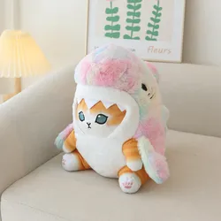 Shark Cat Fried Shrimp Plush Mofusand Tempura Pendant Stuffed Doll Kawaii Room Couple Present Couple Doll Pendant Christmas Gift
