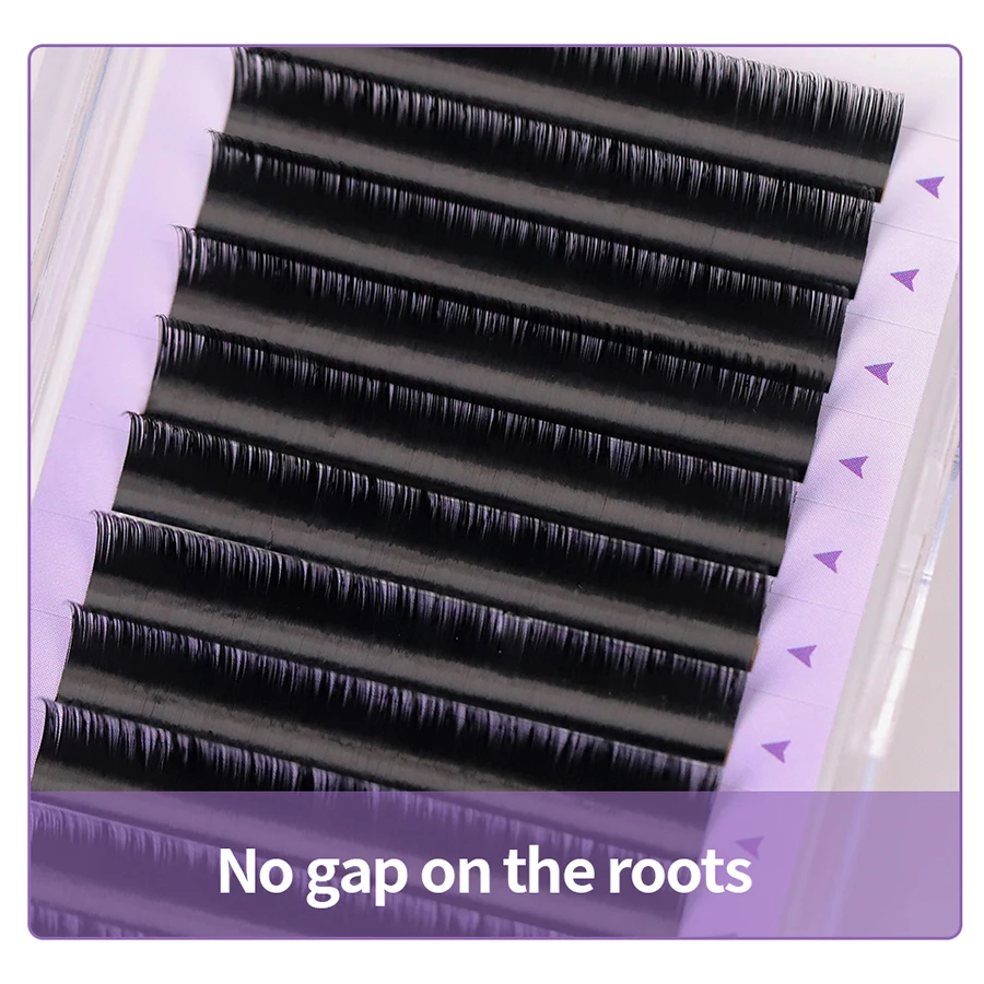 

AGUUD 0.05 0.07 Cashmere Lash Matte Black Premium High Density Russian Volume Eyelashes Faux Mink Professional Soft Natural