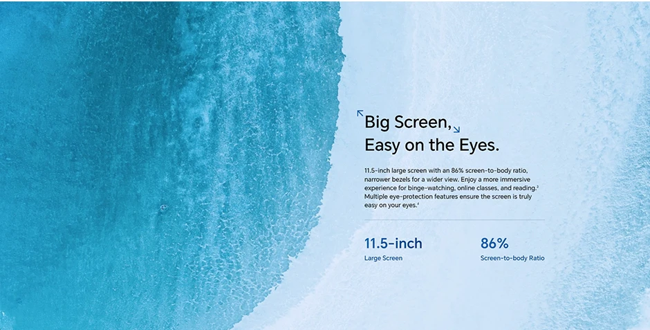 HONOR Pad X9a,EU Version Android Wifi Tablet,11.5" 120Hz 2.5K Honor Fullview Display,6Gb+128Gb,Slim Metal Body