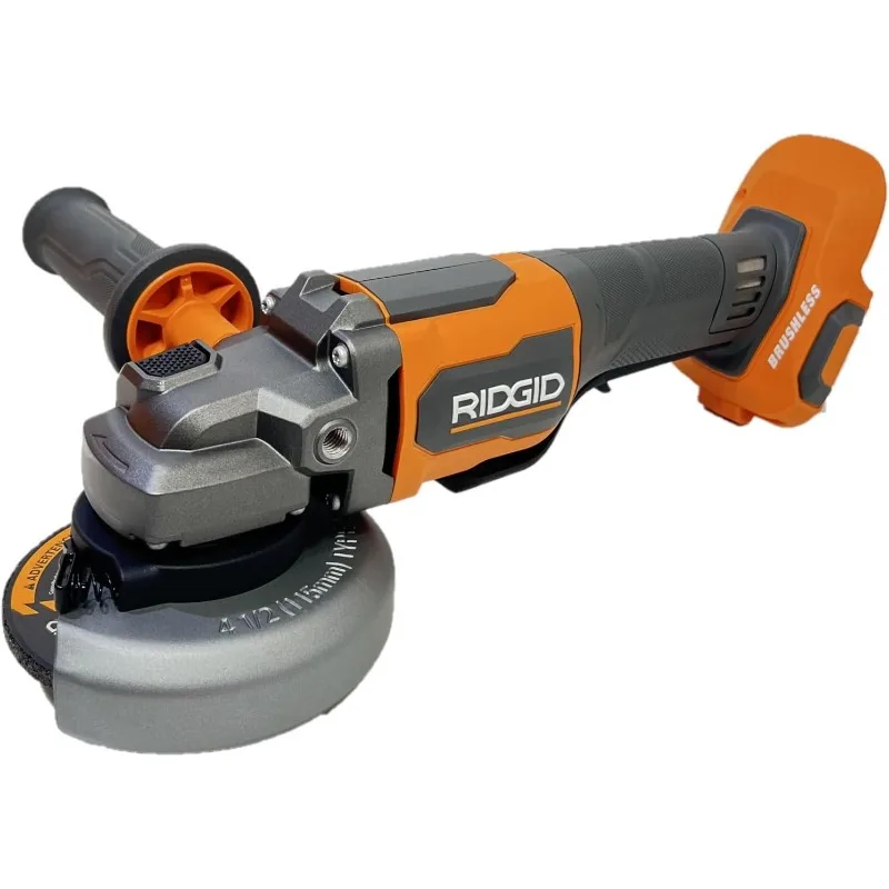 

RIDGID 18V Brushless Cordless 4-1/2 in. Paddle Switch Angle Grinder (Tool Only)