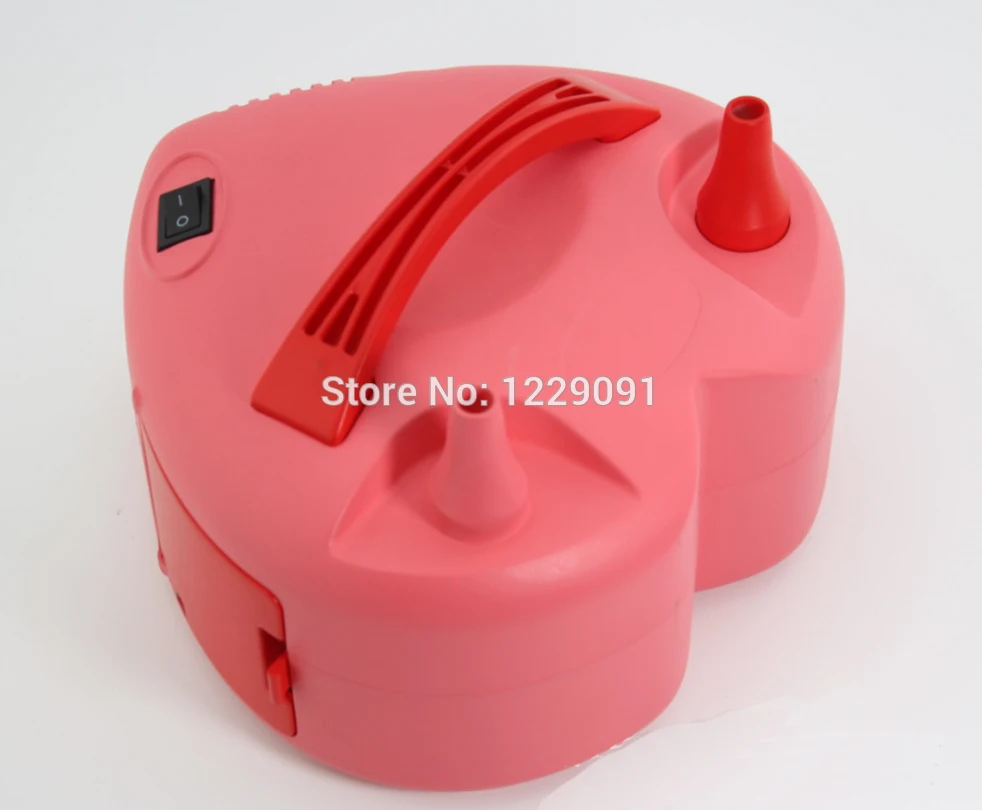 Portable Electric Balloon Inflator Pump Double Hole Nozzle Air Compressor Inflatable Electric Balloon Pump Air Blower EU US Plug