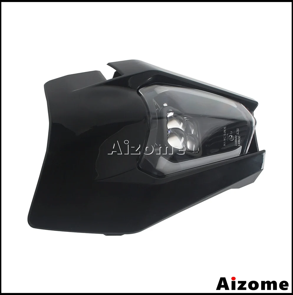 Motorcycle For EXC EXCF SX SXF XC XCW LED Headlight 2017-19 E49 Approved High Low Beam DRL Off-Road Dirt Bike Headlamp Assembly