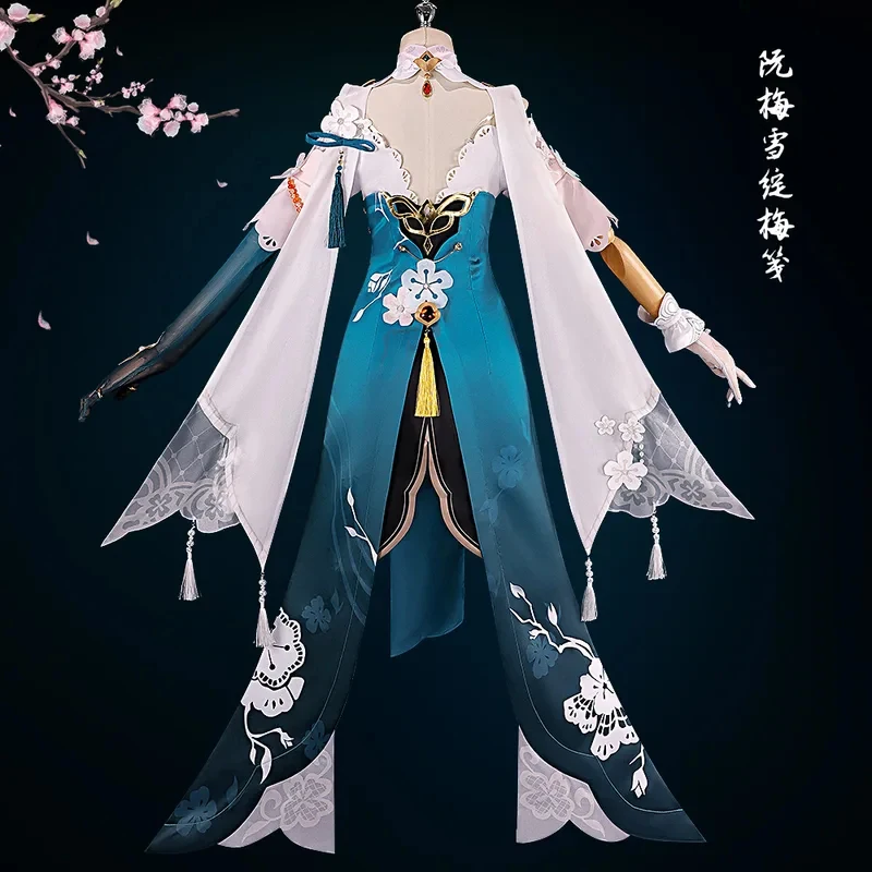 

Honkai: Star Rail New Skin Cosplay Anime Costume Wig Game Ruan Mei Carnival Halloween Comic Convention Party Clothing h