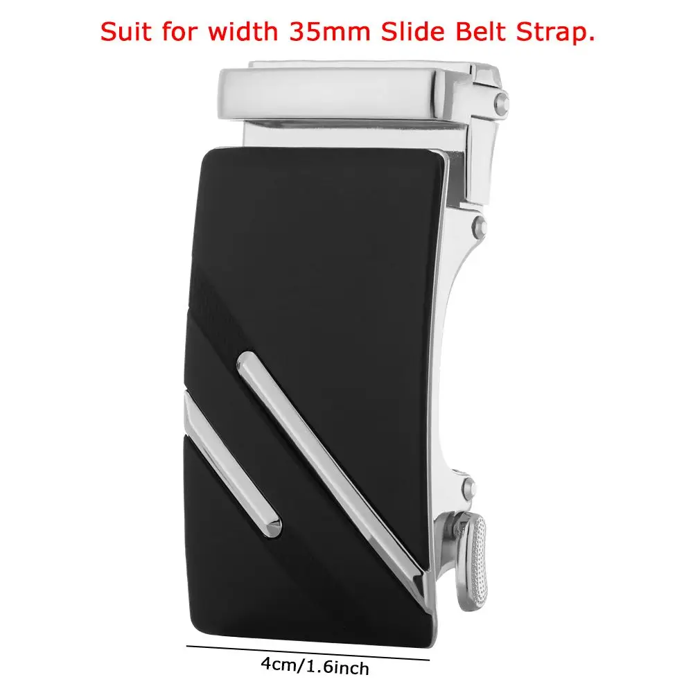 Belt Head Belt Buckle Men\'s Leisure Belt Head Business Accessories Automatic Buckle Suit for width 35mm Slide Belt Strap Buckle