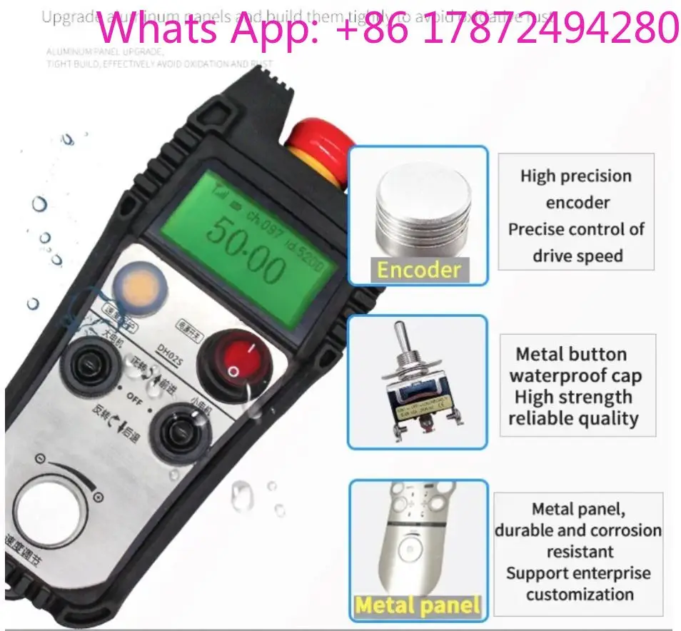 Wireless Remote Control for Turning Machine Roller Frame Welding Operation Crane