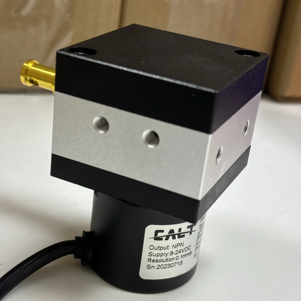 Coin Draw-Wire Posição Sensor, saída de tensão do codificador, 2000mm Encoder