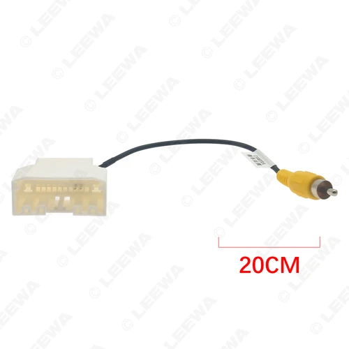 Imagen 2 del producto LEEWA-Adaptador de vídeo con salida de cámara inversa automática, Cable de cableado para Dodge Journey/Chrysler 300C, salida de vídeo Original para cámara de coche