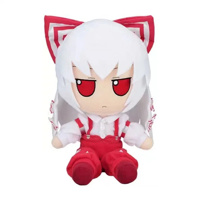 Anime Fumo Fujiwara no Mokou Cute 20cm Plush Stuffed Plushie Cartoon Pillow Cosplay Birthday Xmas Gift