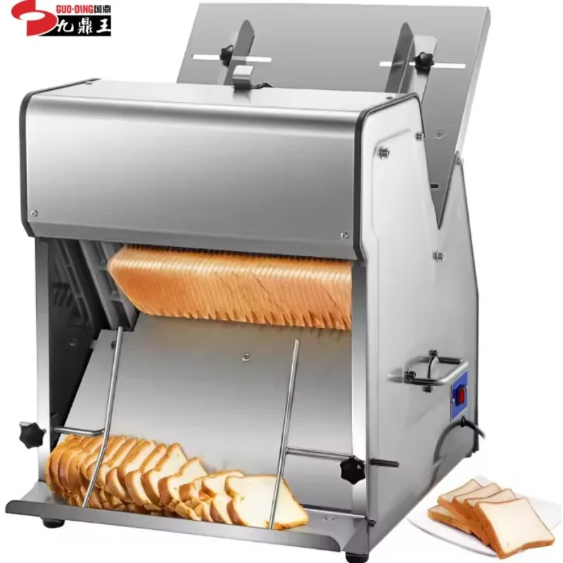 

Commercial Bakery Equipment Toast Making Machine Baguette Toast Bread Slice Cutting Machine 31 Slices Electric Bread Slicer