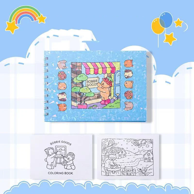 Bobbie Goods Coloring Book Cute and Cozy for Adults & Teens